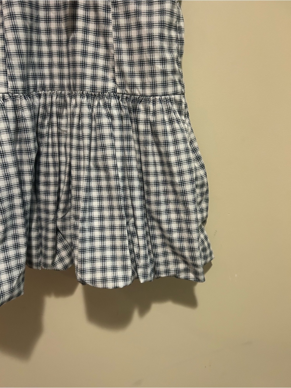 Hollister Black and White Gingham Mini Dress - Picture 7 of 16